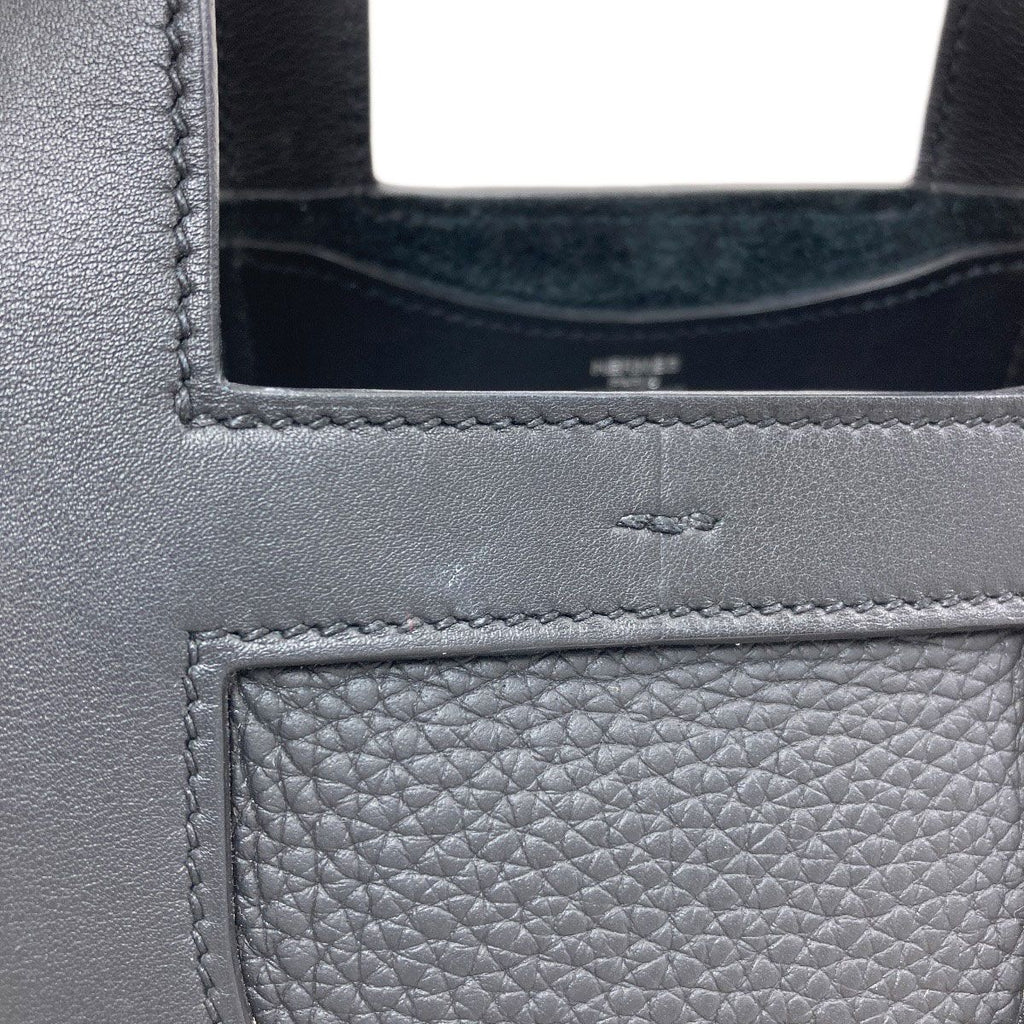 Hermes in the Loop 18 Silver Handbag Taurillon — view 8