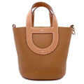 Hermes in the Loop 18 Gold Silver Handbag Taurillon