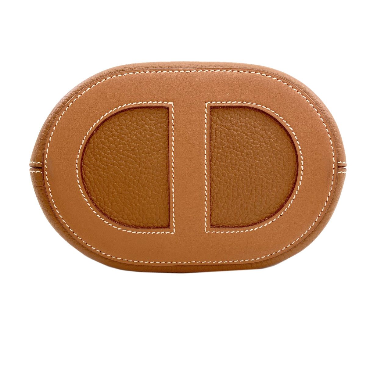 Hermes in the Loop 18 Gold Silver Handbag Taurillon — view 4