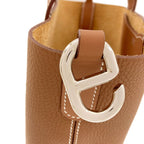 Hermes in the Loop 18 Gold Silver Handbag Taurillon — view 8