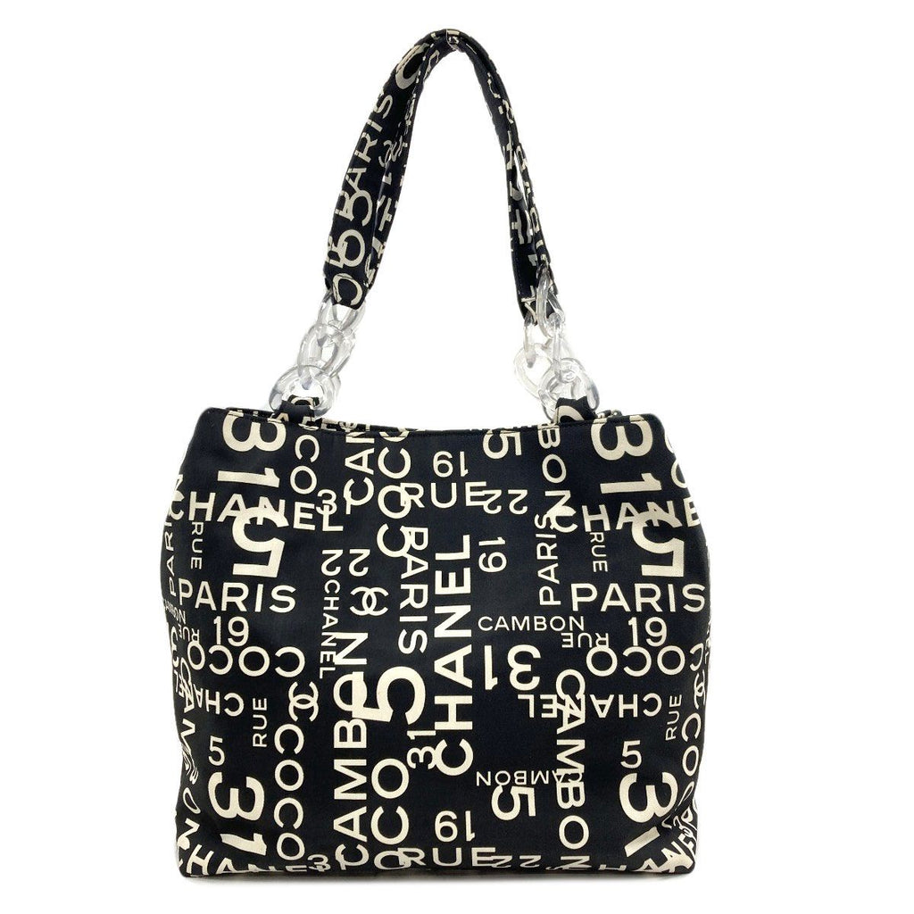 Chanel Tote Canvas Black