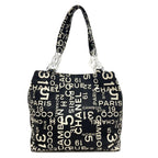 Chanel Tote Canvas Black