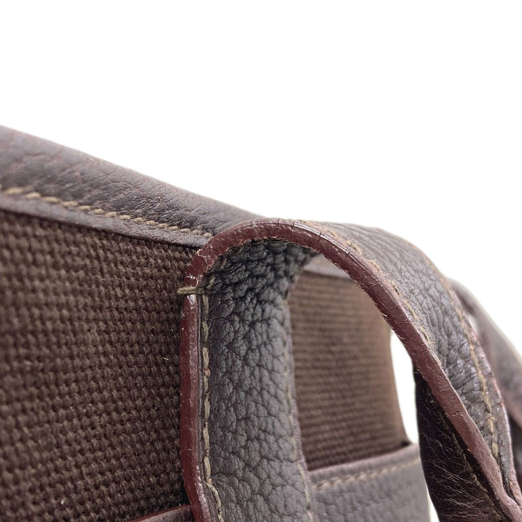 Hermes Petite Ceinture PM Handbag Toile — view 9