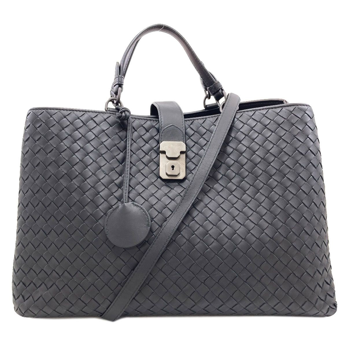 Bottega Veneta Roman Intrecciato 2-Way Tote Calf