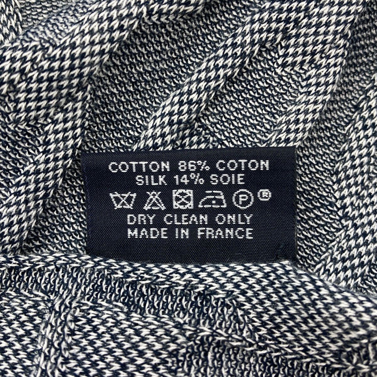 Hermes Chaine D'ancre Pattern Shawl Cotton Silk Scarf — view 5