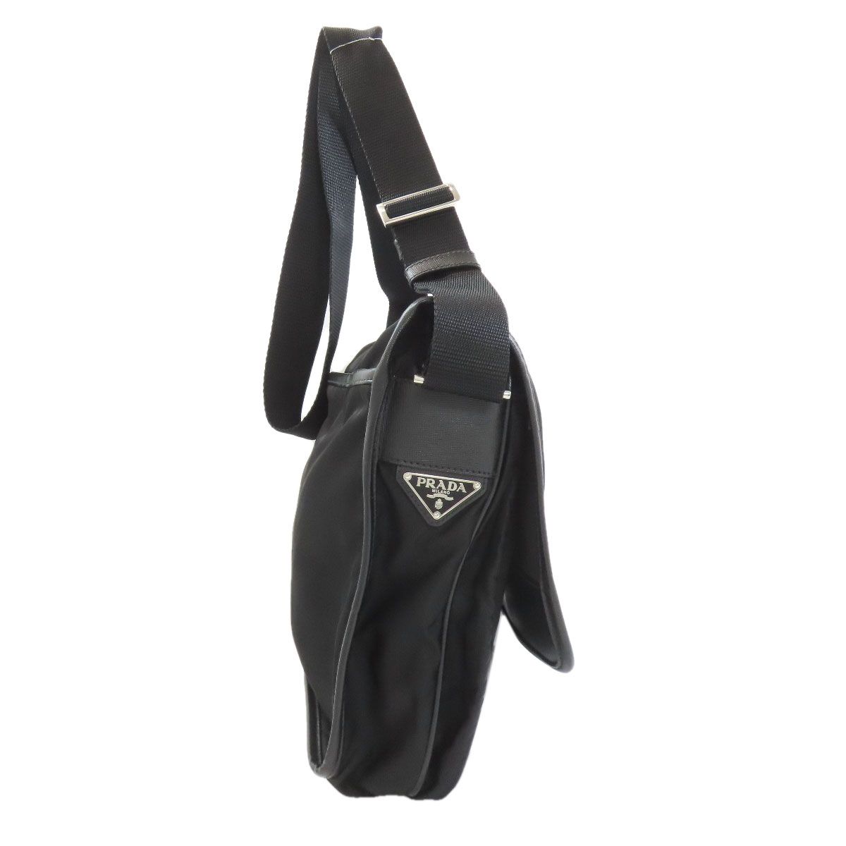 Prada Logo Shoulder Bag Nylon — view 3