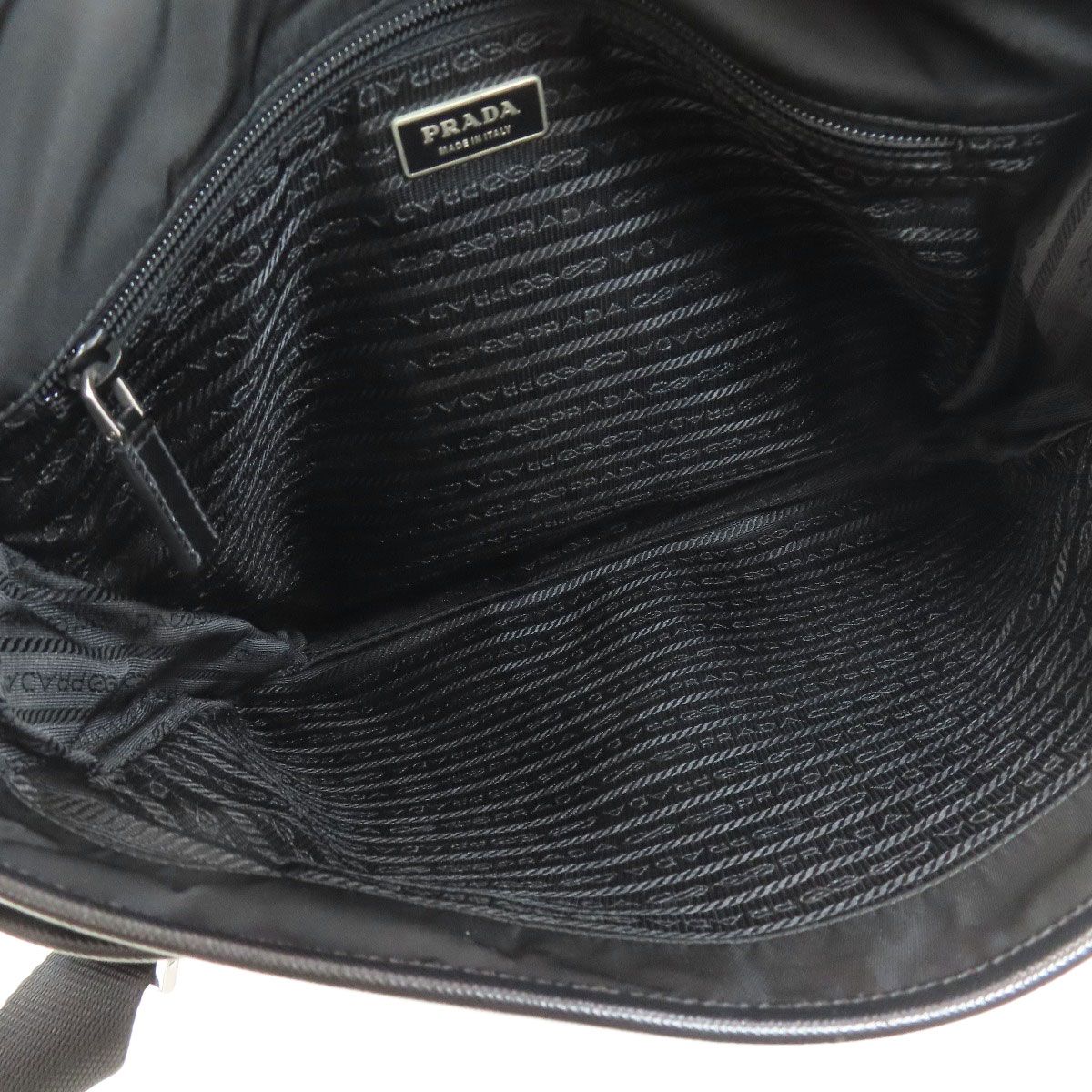 Prada Logo Shoulder Bag Nylon — view 5