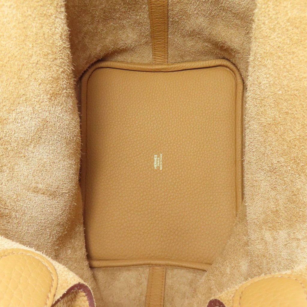 Hermes Picotin Lock MM Gold Handbag Taurillon — view 5