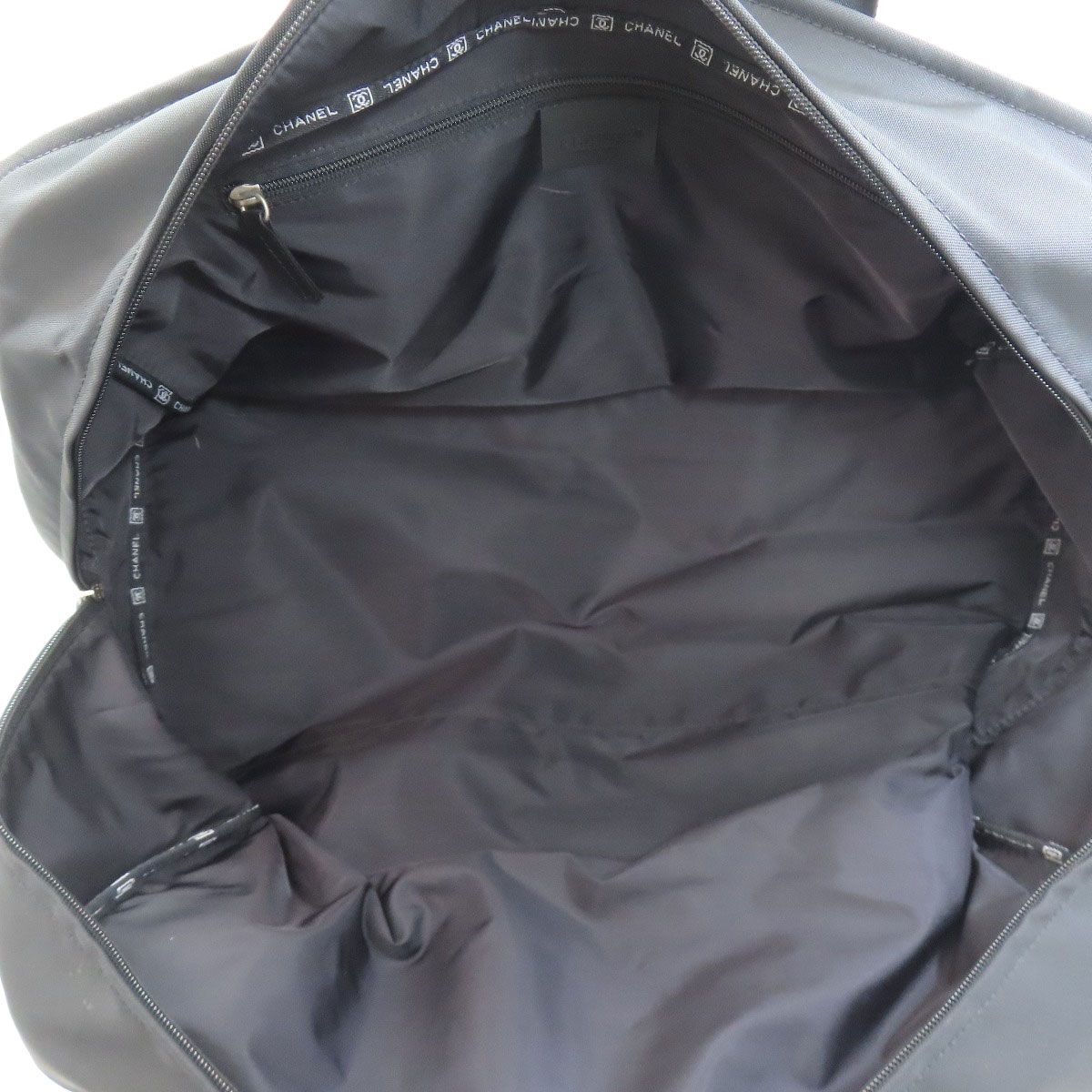 Chanel Sports Line Silver Boston Bag Nylon — view 5