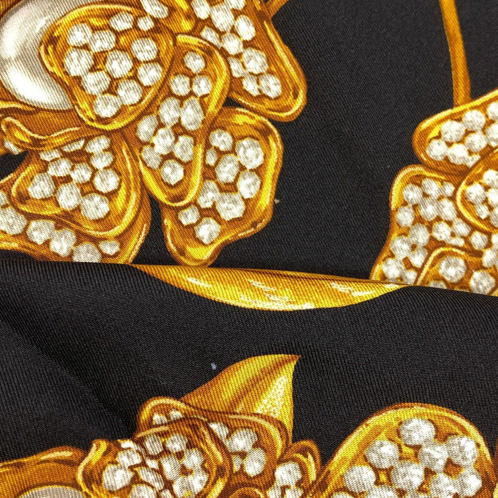 Chanel Camellia Pattern Scarf Silk — view 7
