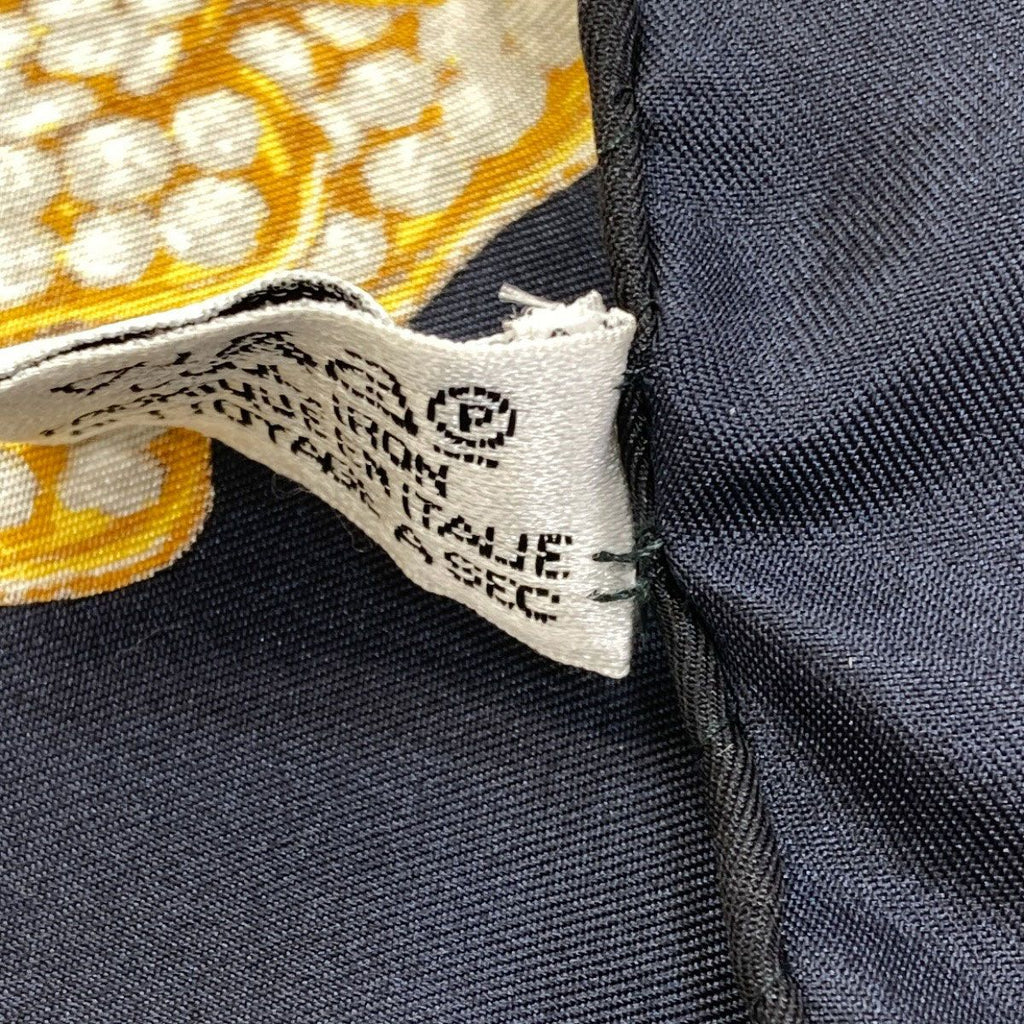 Chanel Camellia Pattern Scarf Silk — view 6