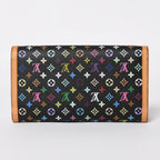 Louis Vuitton Trifold Wallet Monogram Black Multicolor Portefeuille — view 2