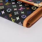 Louis Vuitton Trifold Wallet Monogram Black Multicolor Portefeuille — view 6