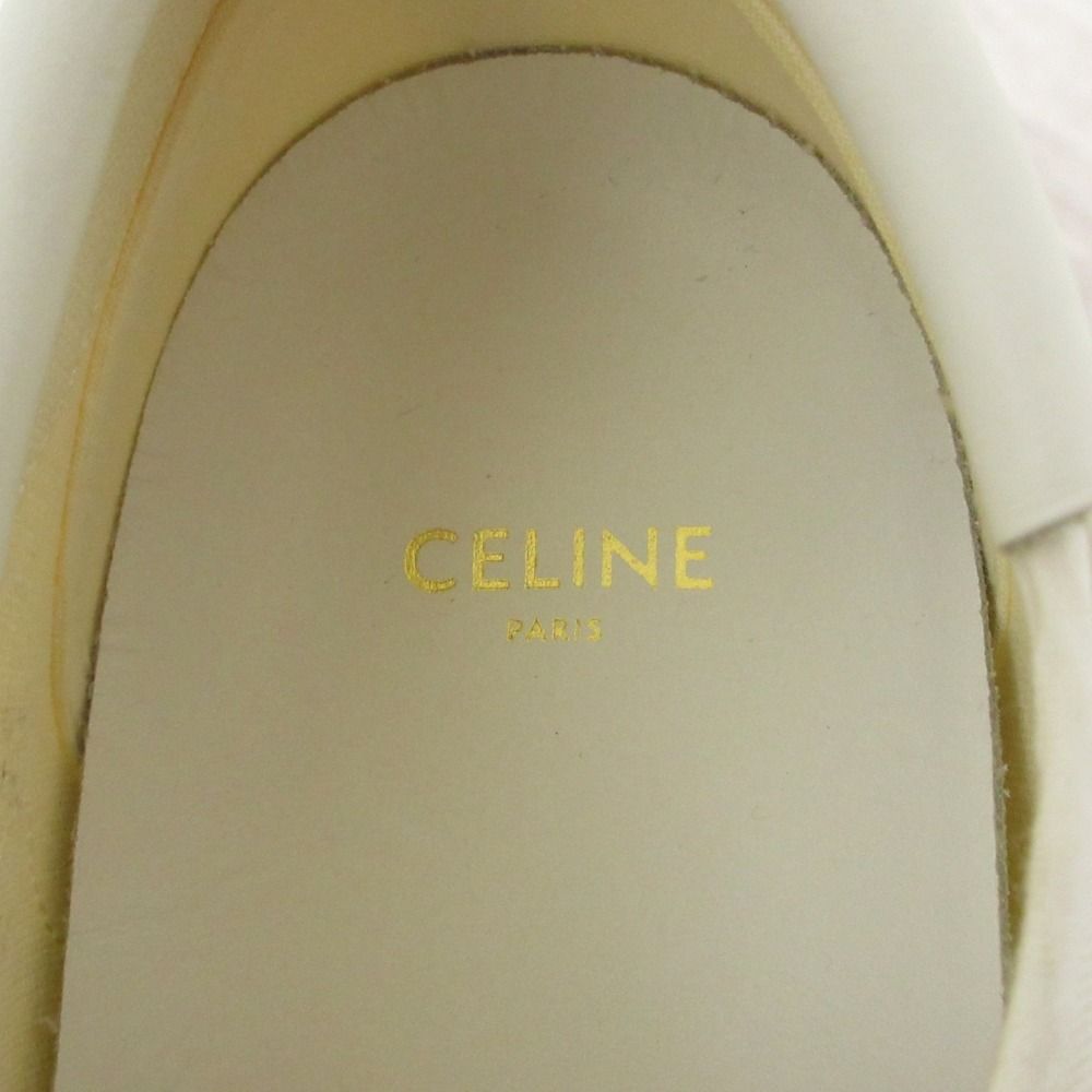 Celine Blank Low Top Sneakers 39 White — view 4