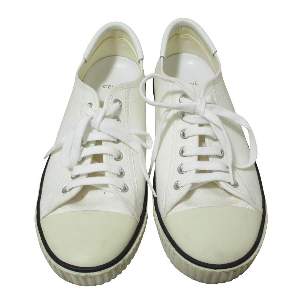 Celine Blank Low Top Sneakers 39 White — view 5