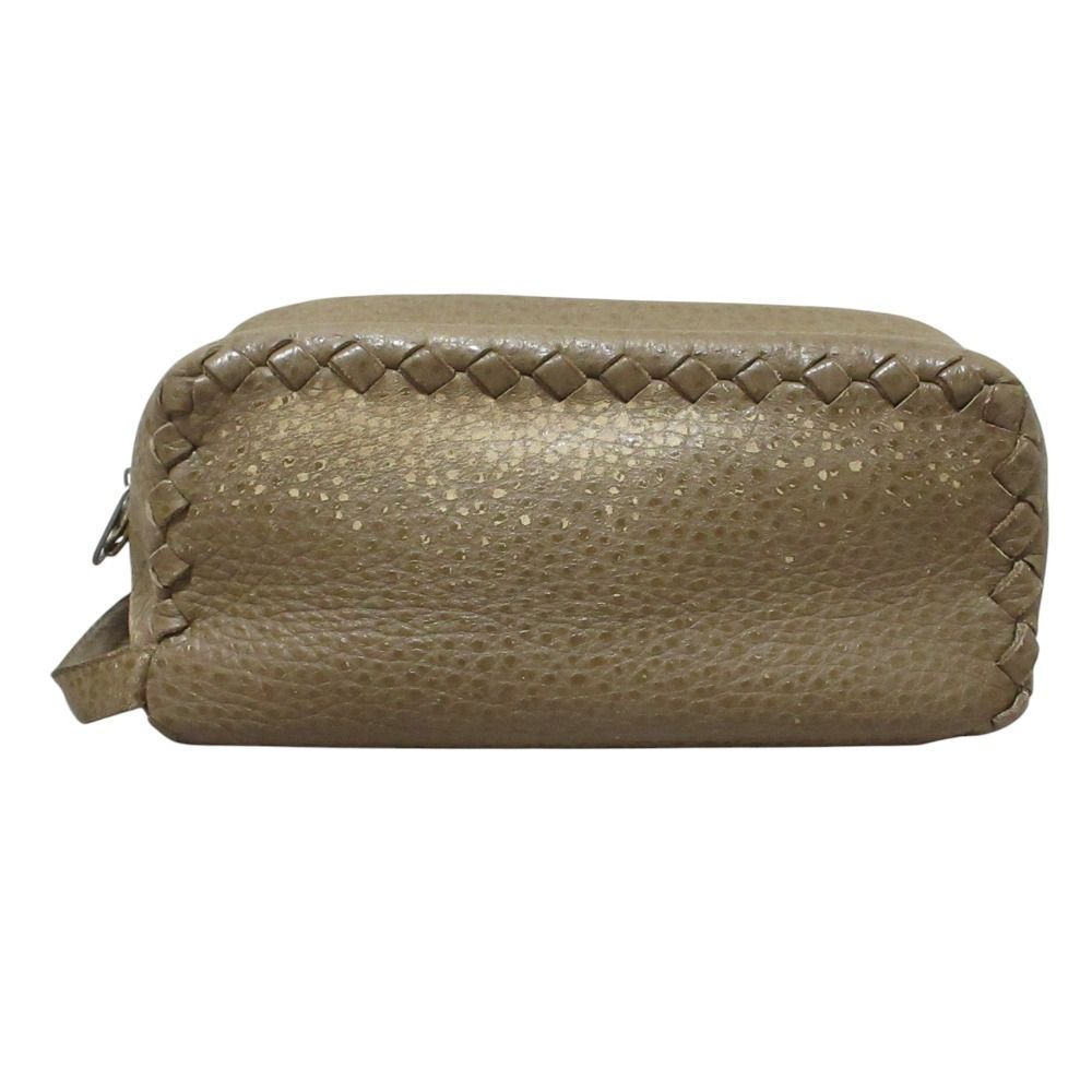 Bottega Veneta Toro Leather Second Bag Brown