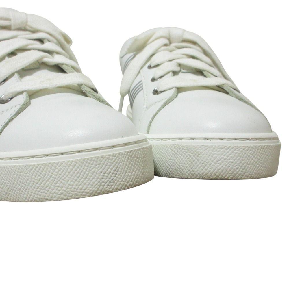 Hermes Avantage Leather Sneakers 38 White — view 6