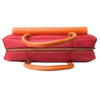 Hermes Lorraine 2-Way Bag Togo Leather Orange Rouge — view 6