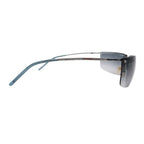 Gucci S Rimless Sunglasses Double Bridge Eyewear Gradient Lens Green — view 4