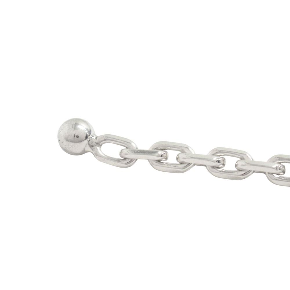 Hermes Polished Porte Cles Plum Key Holder Charm Leather Purple Silver — view 6