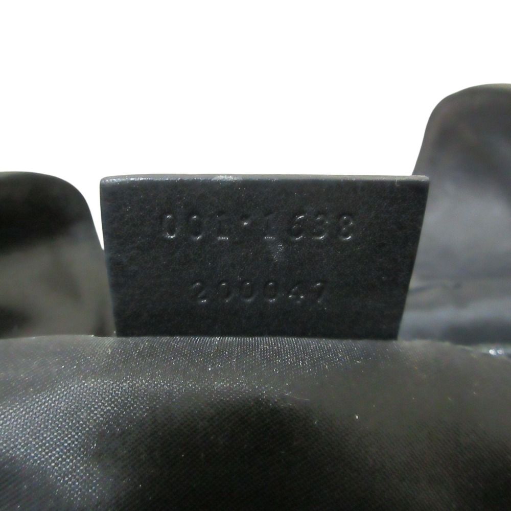 Gucci Bamboo Handle Leather 2-Way Shoulder Bag 001 Black — view 9