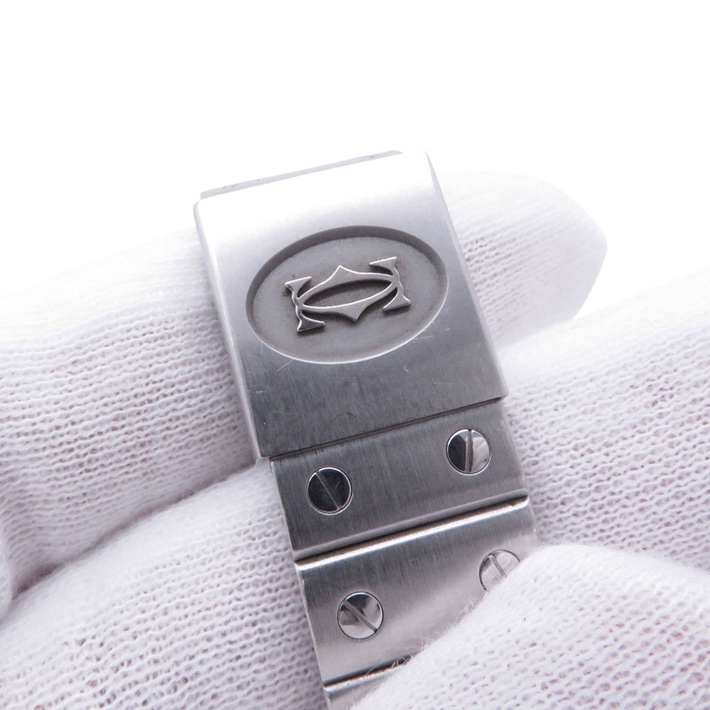 Cartier Santos Galbe LM Watch Ivory Dial — view 8