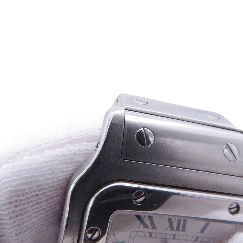 Cartier Santos Galbe LM Watch Ivory Dial — view 5