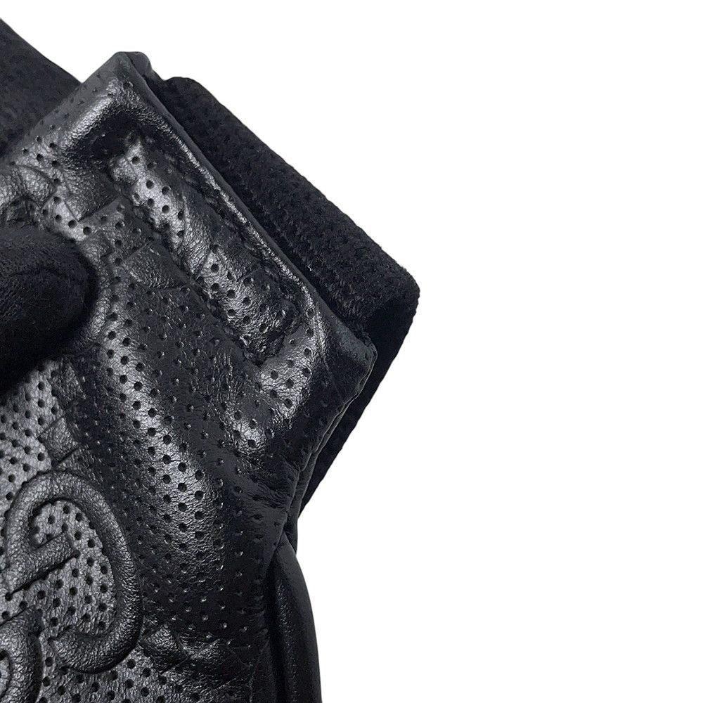 Gucci Belt Bag GG Embossed Bag Leather Black — view 8