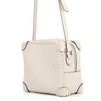 Gucci Shoulder Bag GG Embossed Leather White — view 2