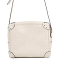 Gucci Shoulder Bag GG Embossed Leather White