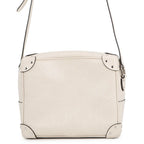 Gucci Shoulder Bag GG Embossed Leather White