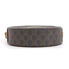 Celine Shoulder Bag Triomphe Round Leather Pochette — view 3