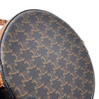 Celine Shoulder Bag Triomphe Round Leather Pochette — view 7