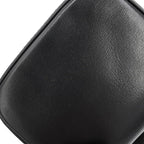 Celine Shoulder Bag Triomphe Mini Claude Shiny Calf Leather Black — view 7