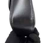 Celine Shoulder Bag Triomphe Mini Claude Shiny Calf Leather Black — view 6