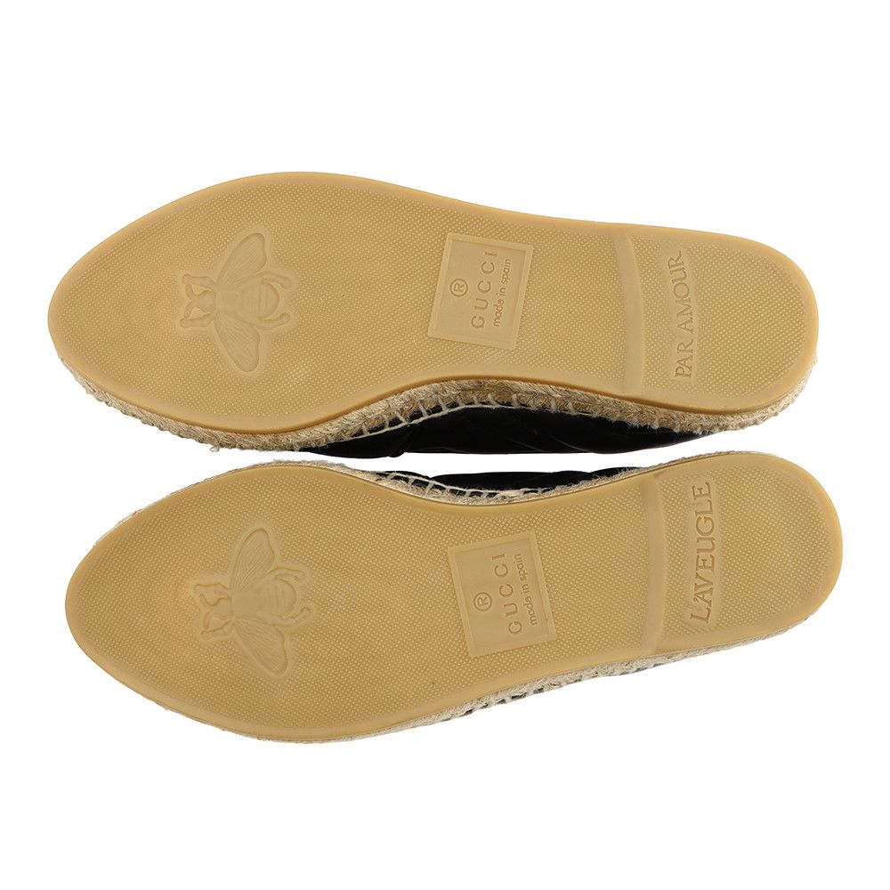 Gucci Espadrilles 2.0 GG Marmont 34.5 Shoes Black — view 4