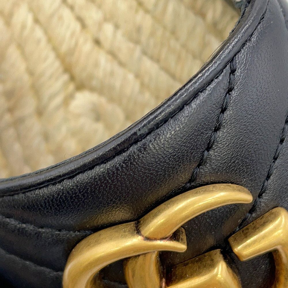 Gucci Espadrilles 2.0 GG Marmont 34.5 Shoes Black — view 5