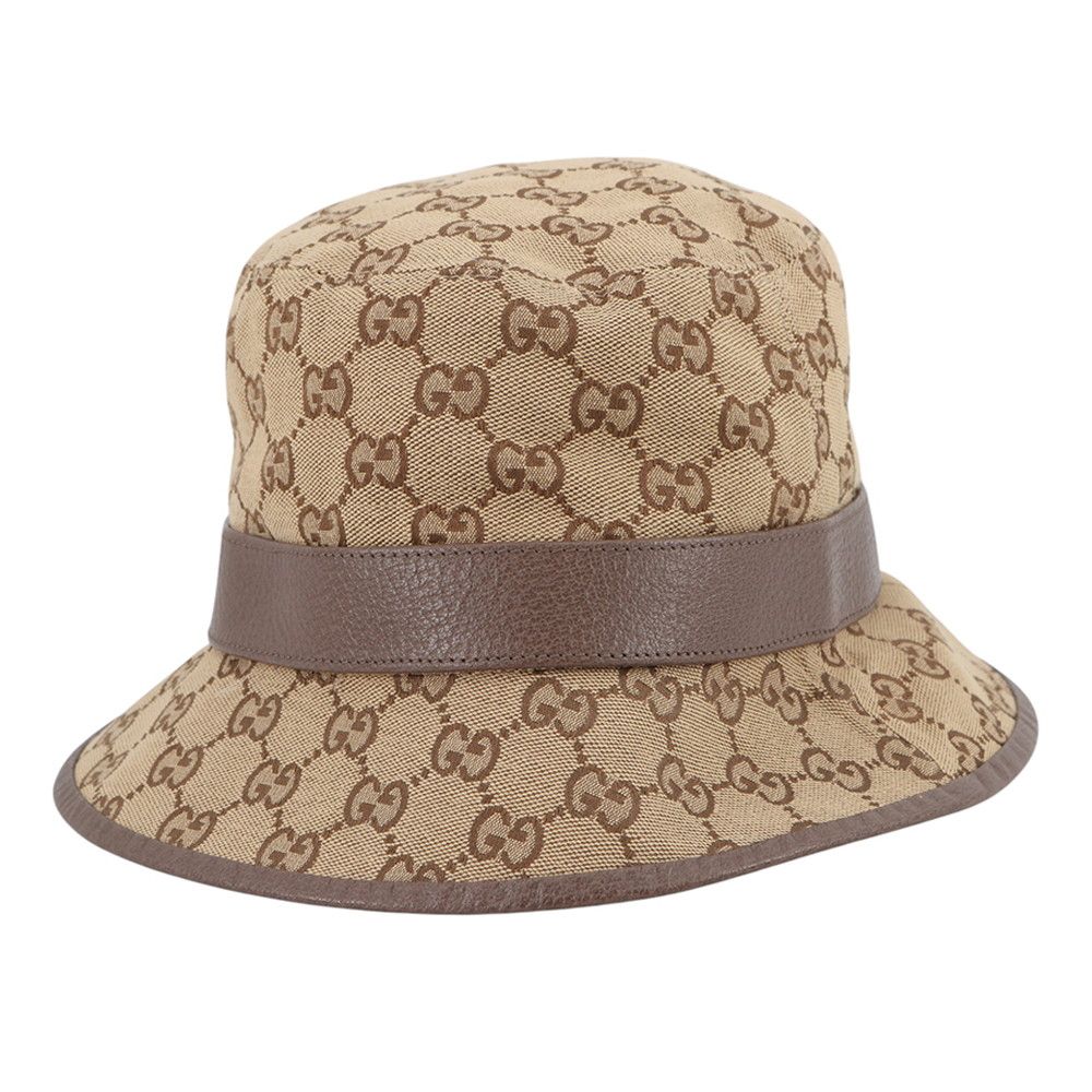 Gucci Bucket Hat GG Canvas Fedora — view 3