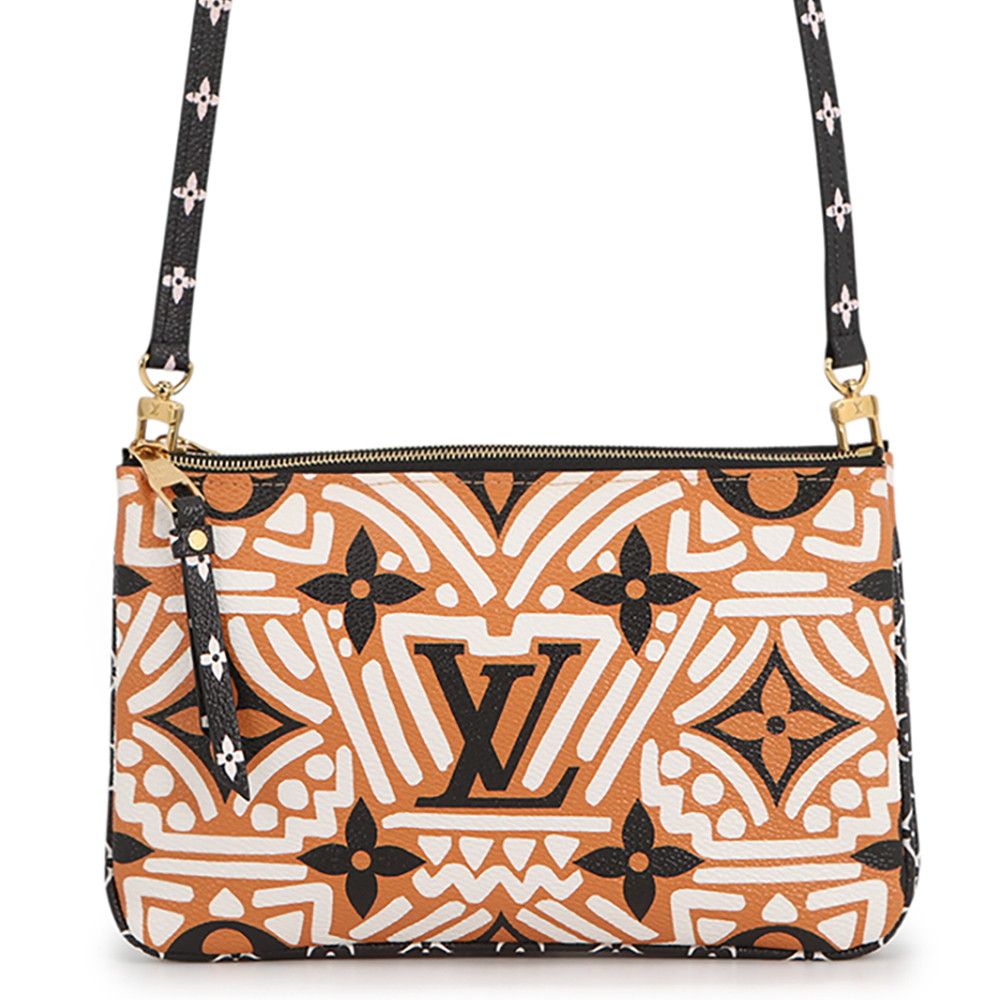 Louis Vuitton Shoulder Bag Monogram LV Crafty Pochette Double Zip 2-Way