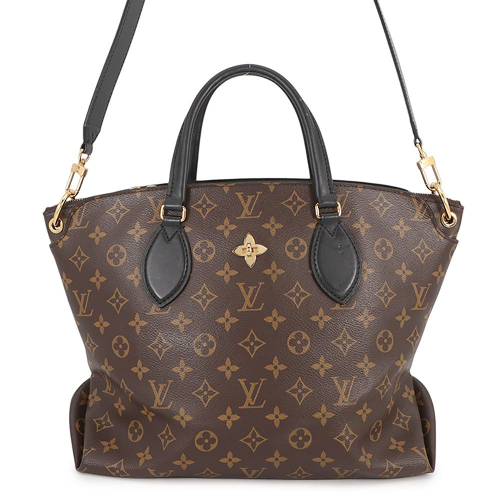 Louis Vuitton Handbag Monogram Flower Zipped Tote MM 2-Way
