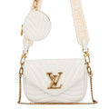 Louis Vuitton Shoulder Bag Leather New Wave Multitied Pochette 2-Way