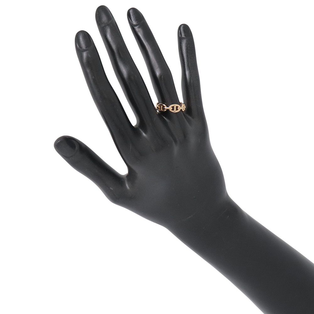 Hermes Ring Chaine D'ancre PM Enchainee 18k Pink Gold — view 4