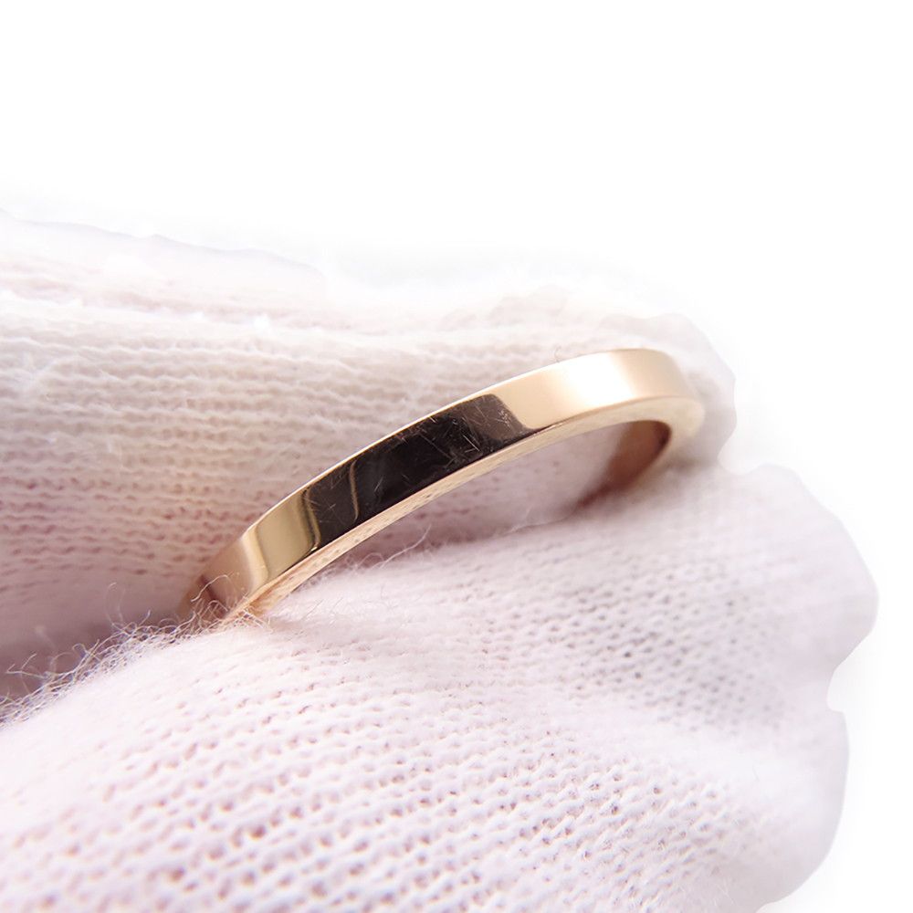Hermes Ring Chaine D'ancre Contour MM Diamond Total 18k Pink Gold — view 7