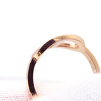 Hermes Ring Chaine D'ancre Contour MM Diamond Total 18k Pink Gold — view 6