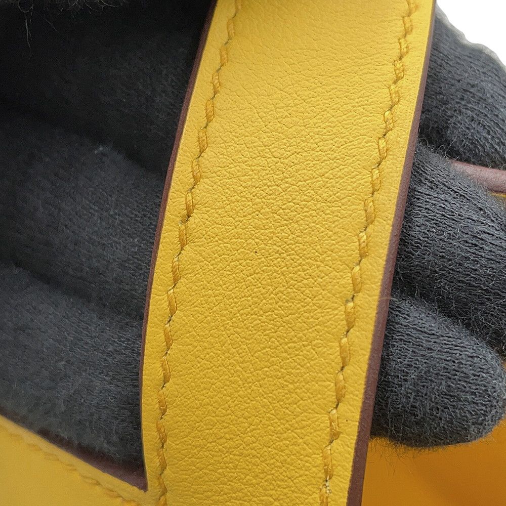 Hermes Tote in the Loop 18 Sun Silver Taurillon Clemence Swift — view 8