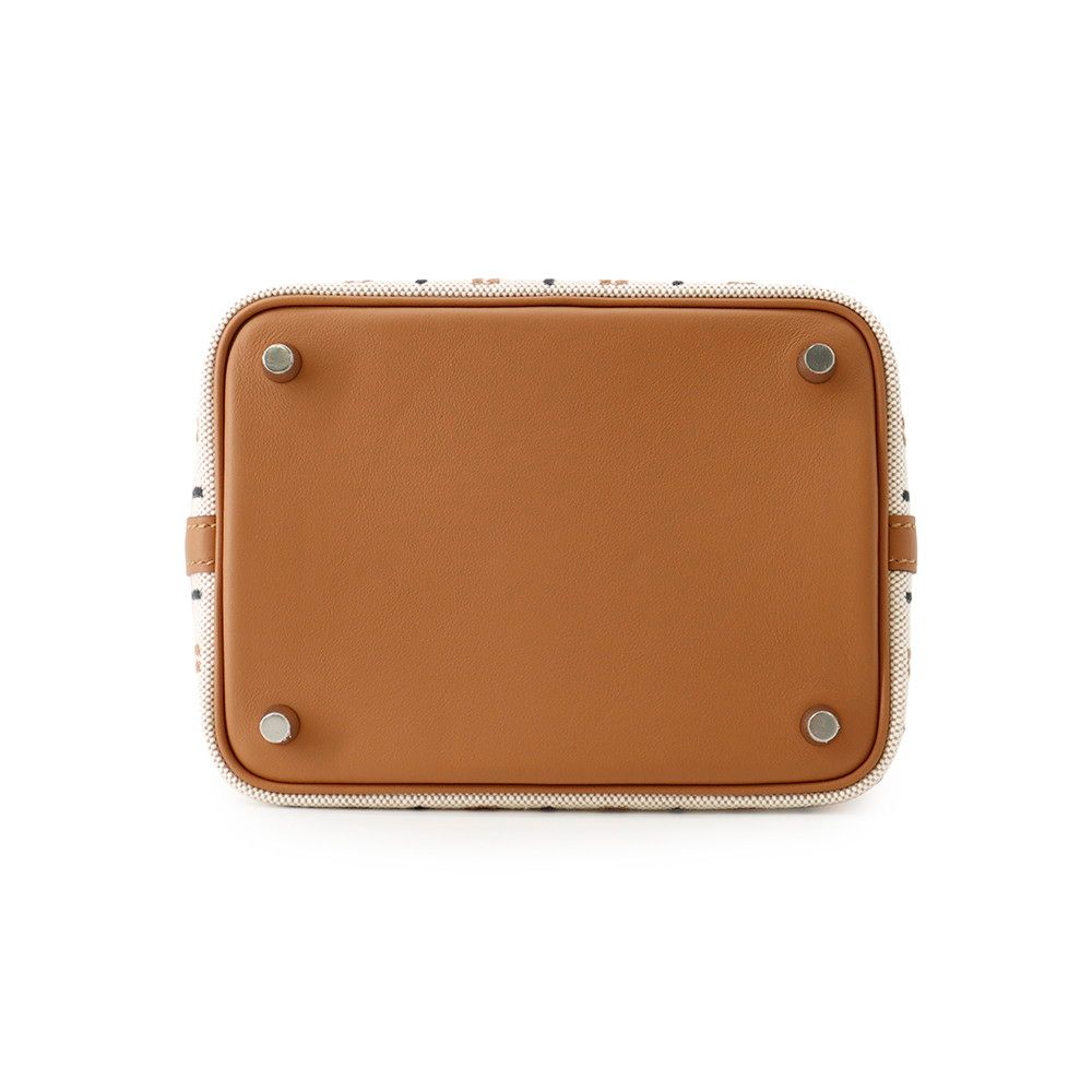 Hermes Handbag Picotin Lock PM Couverture Gold Ecru Faux Rose Pop Silver Toile — view 3