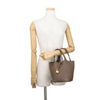 Hermes Handbag Picotin Lock PM Etoupe Gold Taurillon Clemence — view 4