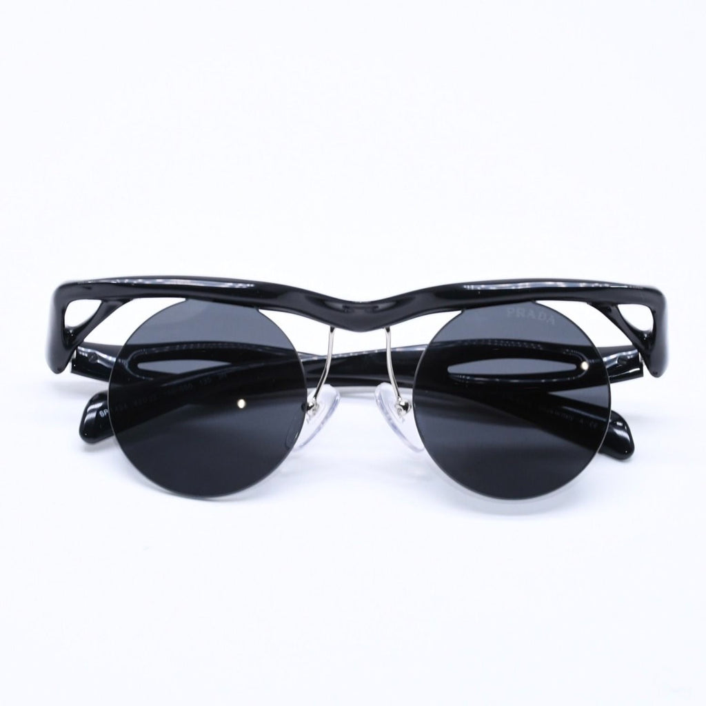 Prada Sunglasses Morph Round Black Eyewear — view 2