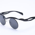 Prada Sunglasses Morph Round Black Eyewear — view 3