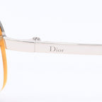 Dior Adiorable 5 Half Rim Sunglasses Silver Yellow Eyewear — view 7